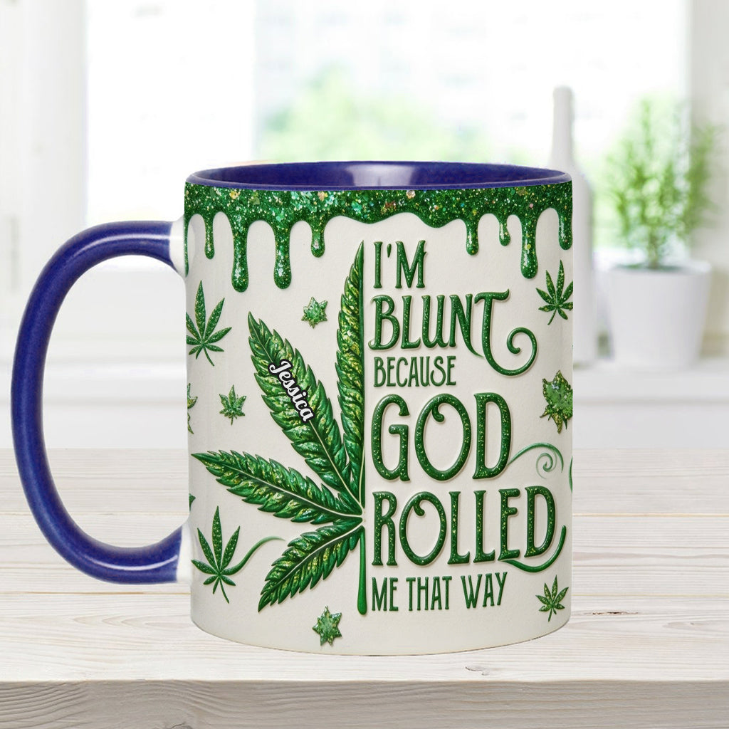 Je suis franc parce que Dieu m'a fait ainsi - Tasse et sous-verre personnalisés