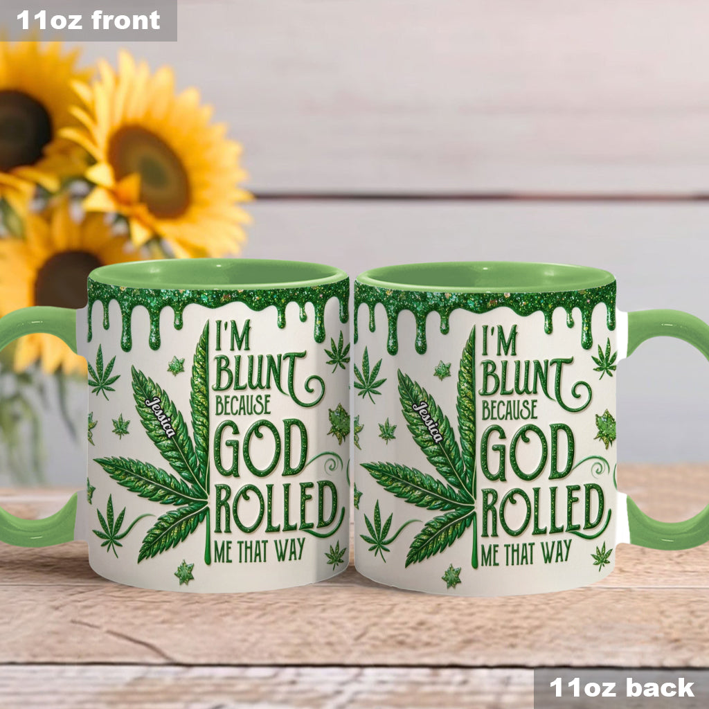 Je suis franc parce que Dieu m'a fait ainsi - Tasse et sous-verre personnalisés