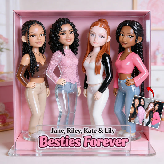 Plaque acrylique personnalisée avec n'importe quelle photo - Galentine Squad - Plaque acrylique personnalisée pour meilleure amie