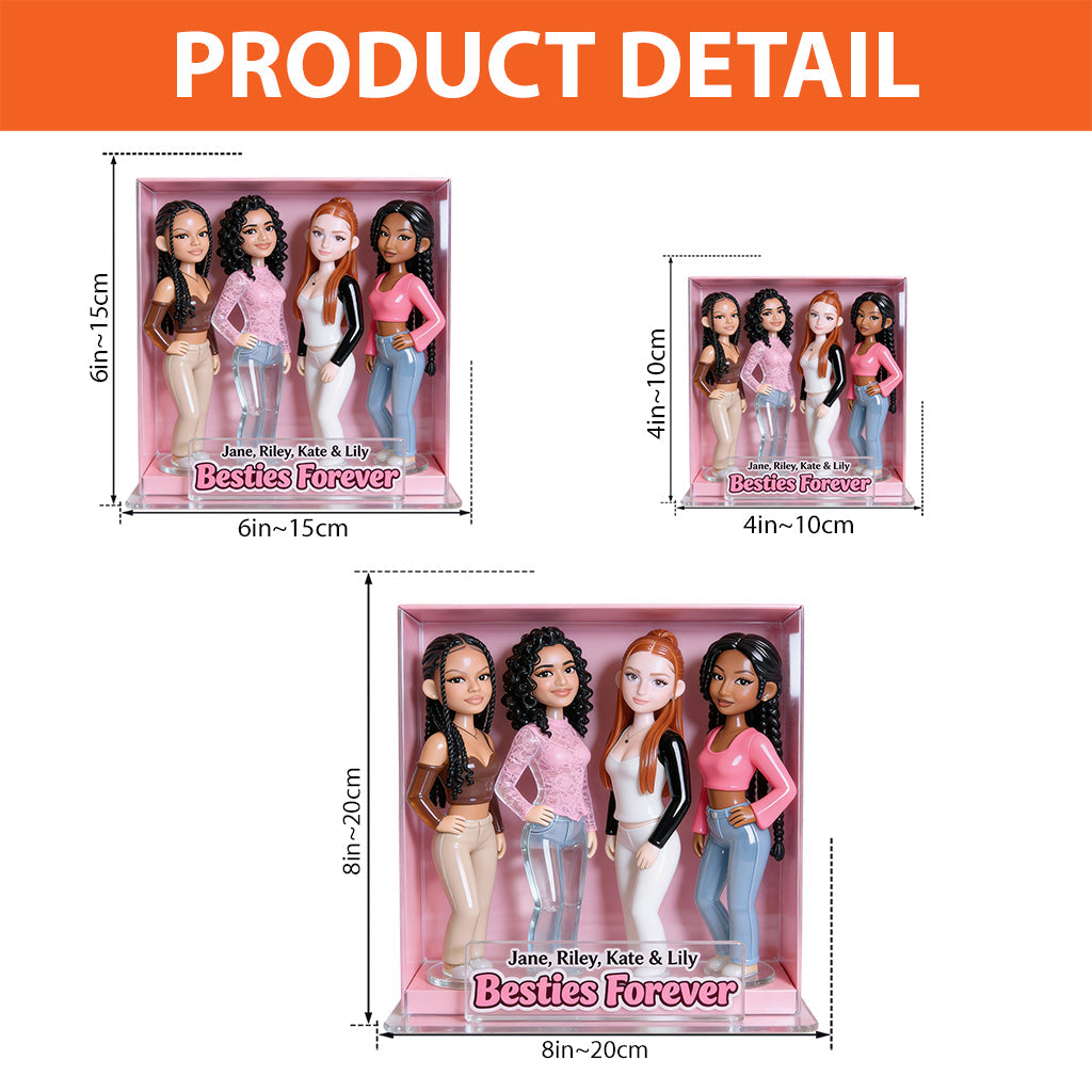 Plaque acrylique personnalisée avec n'importe quelle photo - Galentine Squad - Plaque acrylique personnalisée pour meilleure amie