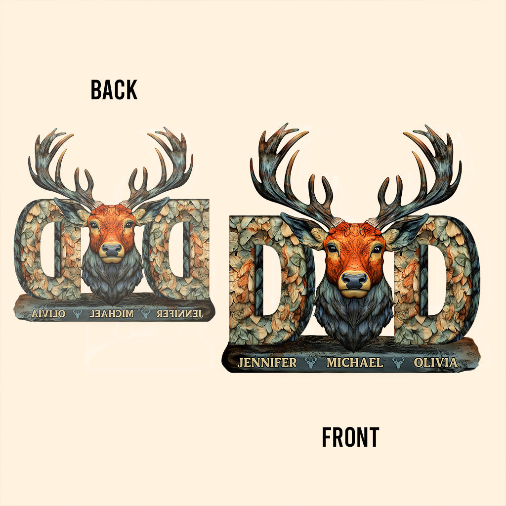 Papa Chasseur - Plaque acrylique personnalisée sur mesure pour la chasse