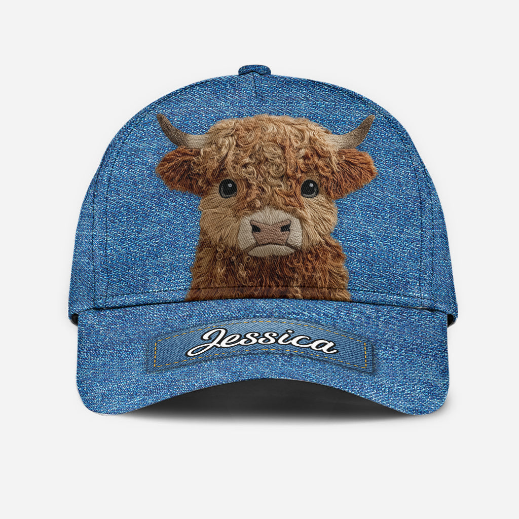 Vache des Highlands mignonne - Casquette classique personnalisée vache des Highlands