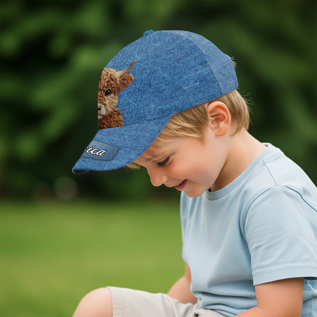 Vache des Highlands mignonne - Casquette classique personnalisée vache des Highlands