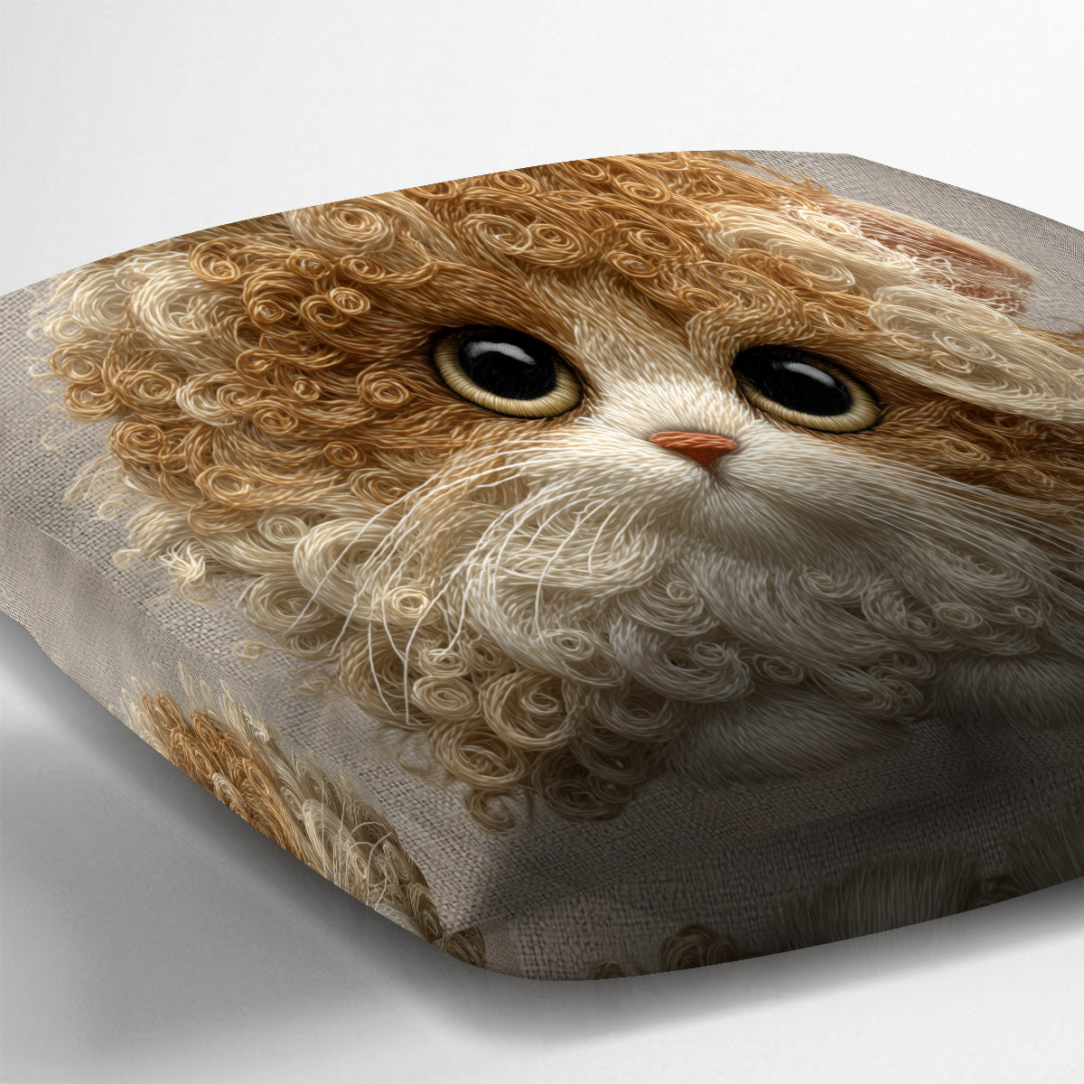 Amoureux des chats - Coussin décoratif personnalisé pour chat