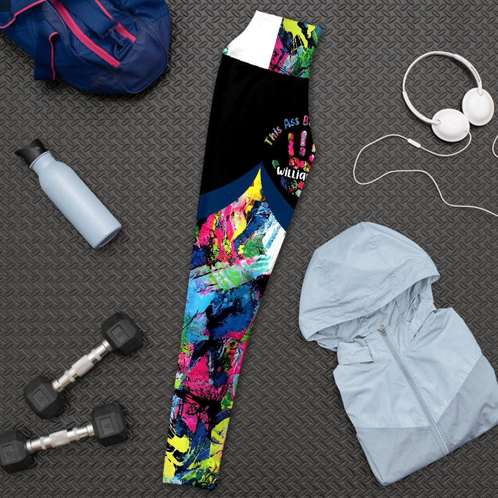 Ce cul est pris ! Cadeaux coquins pour elle - Leggings personnalisés pour couples