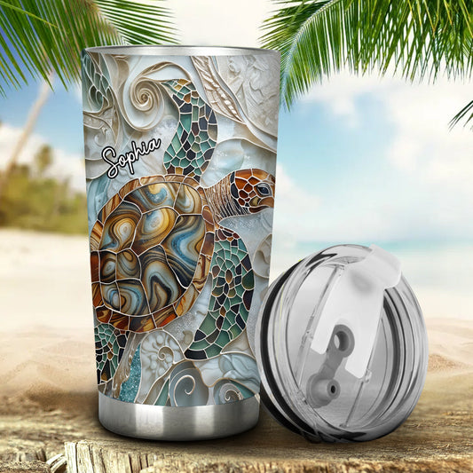 Love Turtles - Personalized Turtle Tumbler