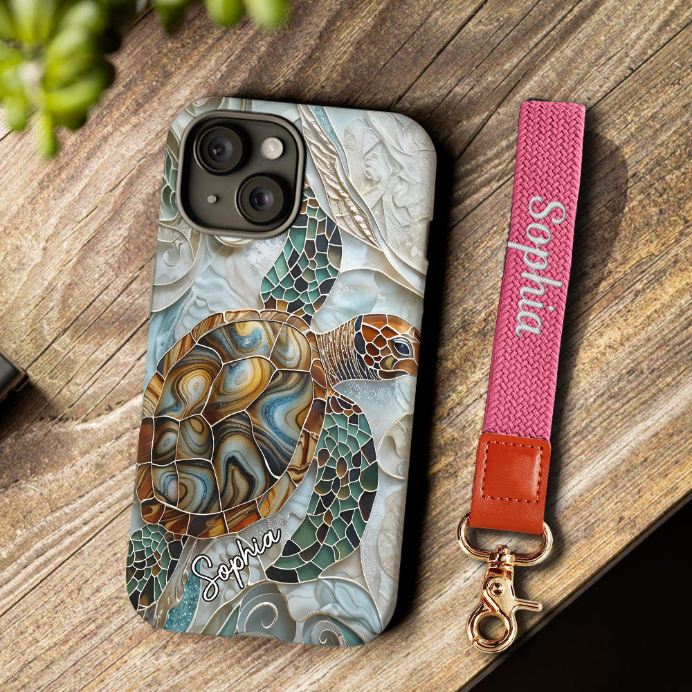 Love Turtles - Personalized Turtle Full Print Phone Case