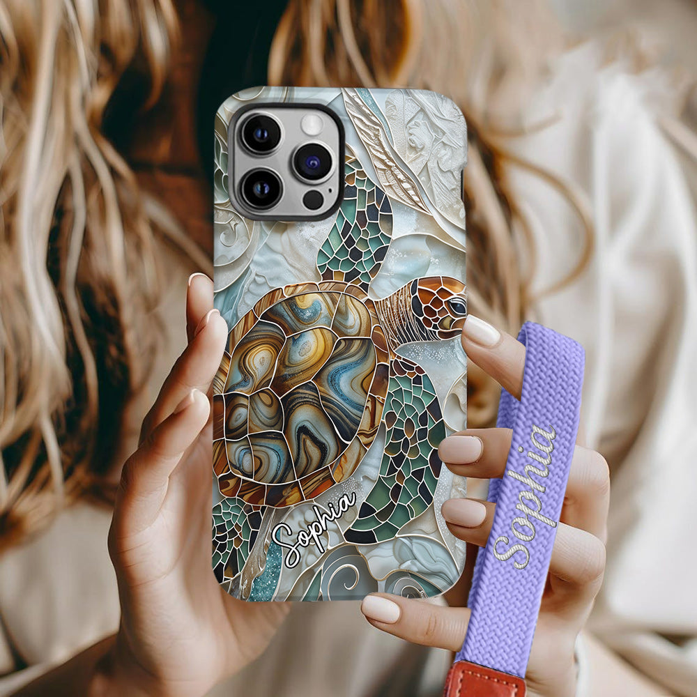 Love Turtles - Personalized Turtle Full Print Phone Case