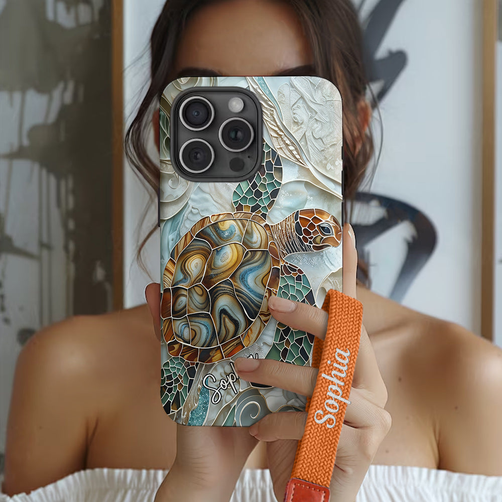 Love Turtles - Personalized Turtle Full Print Phone Case