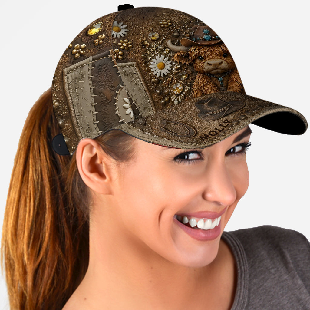 Vache des Highlands - Casquette classique personnalisée