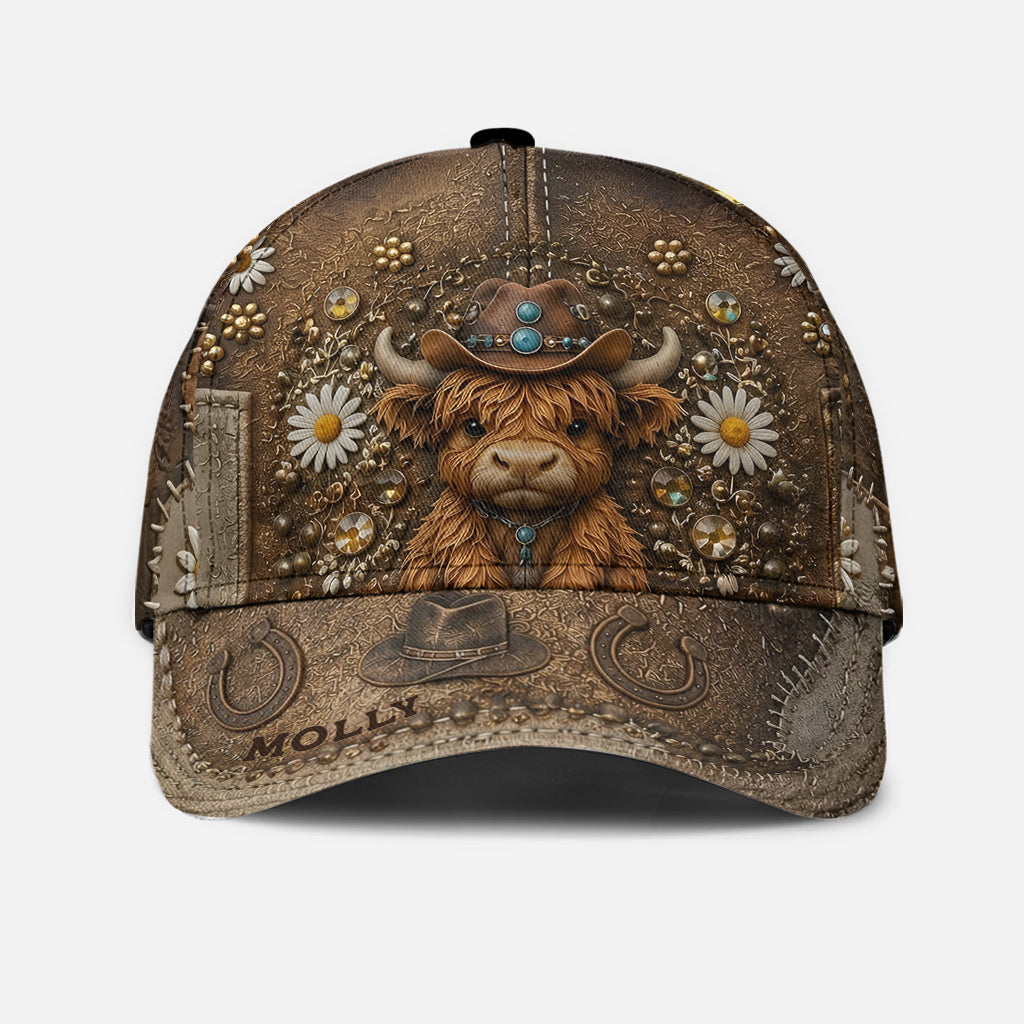 Vache des Highlands - Casquette classique personnalisée