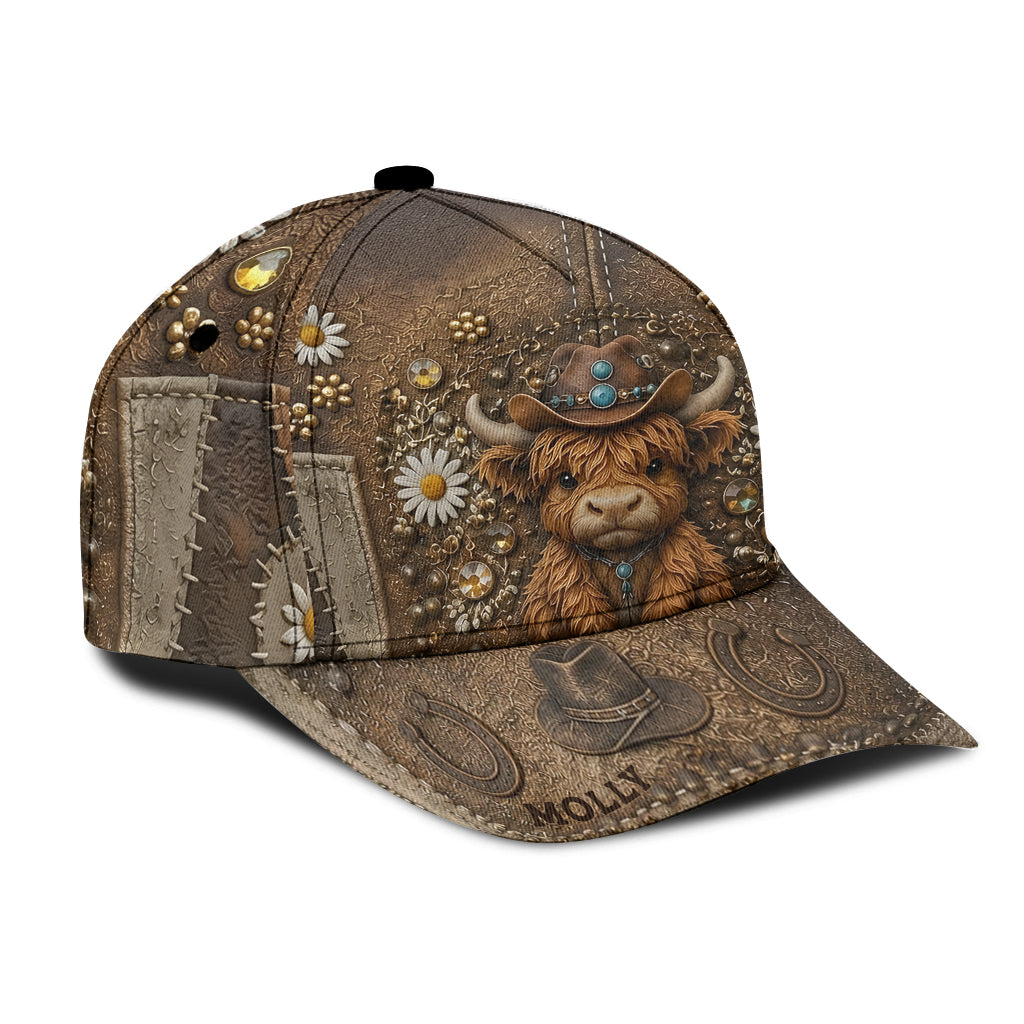 Vache des Highlands - Casquette classique personnalisée