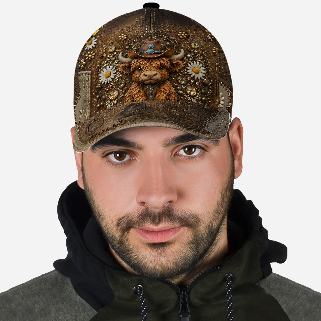 Vache des Highlands - Casquette classique personnalisée