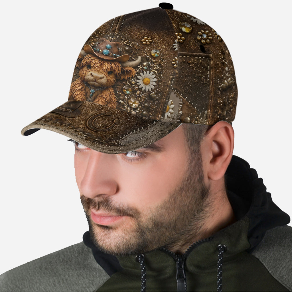Vache des Highlands - Casquette classique personnalisée