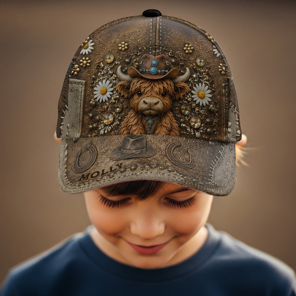 Vache des Highlands - Casquette classique personnalisée