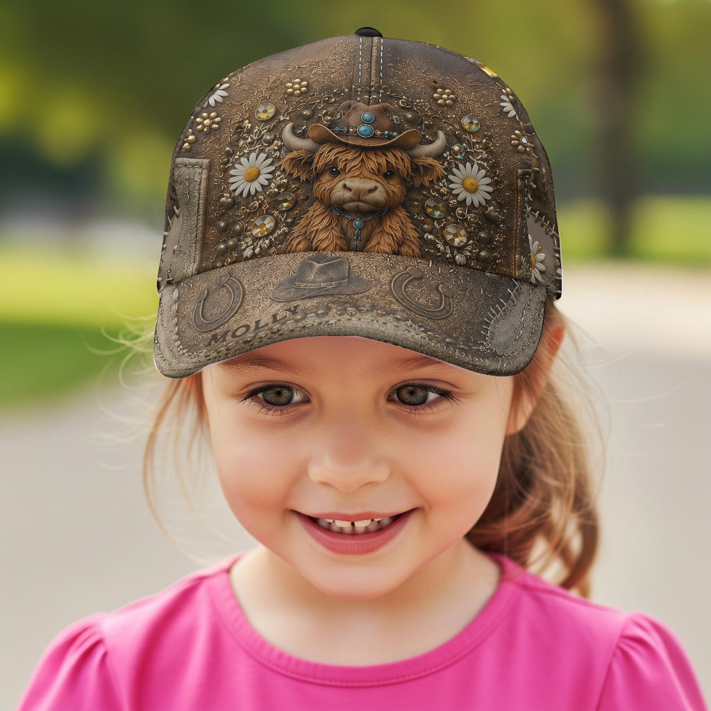 Vache des Highlands - Casquette classique personnalisée