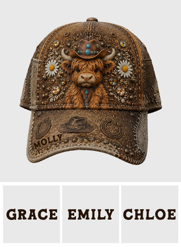 Vache des Highlands - Casquette classique personnalisée