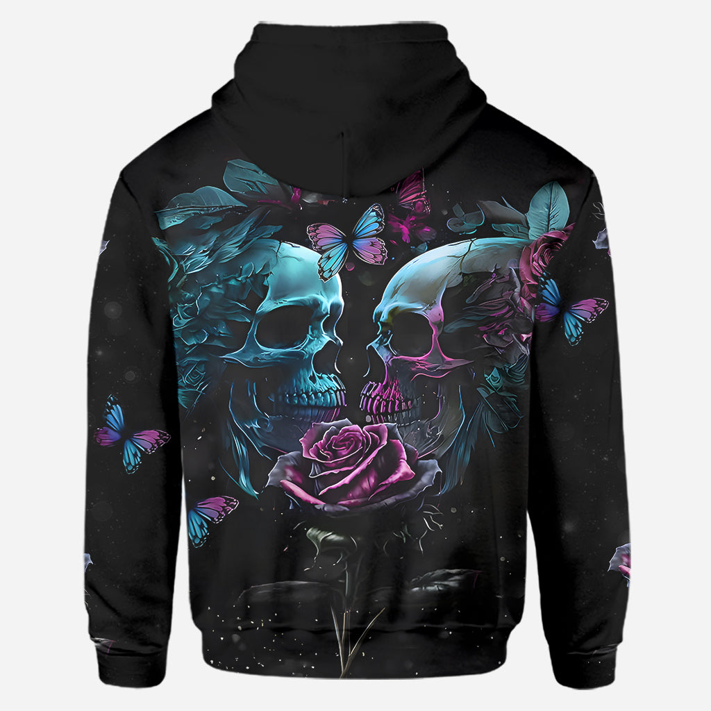 You & Me We Got This - Personalized Skull Hoodie and Leggings