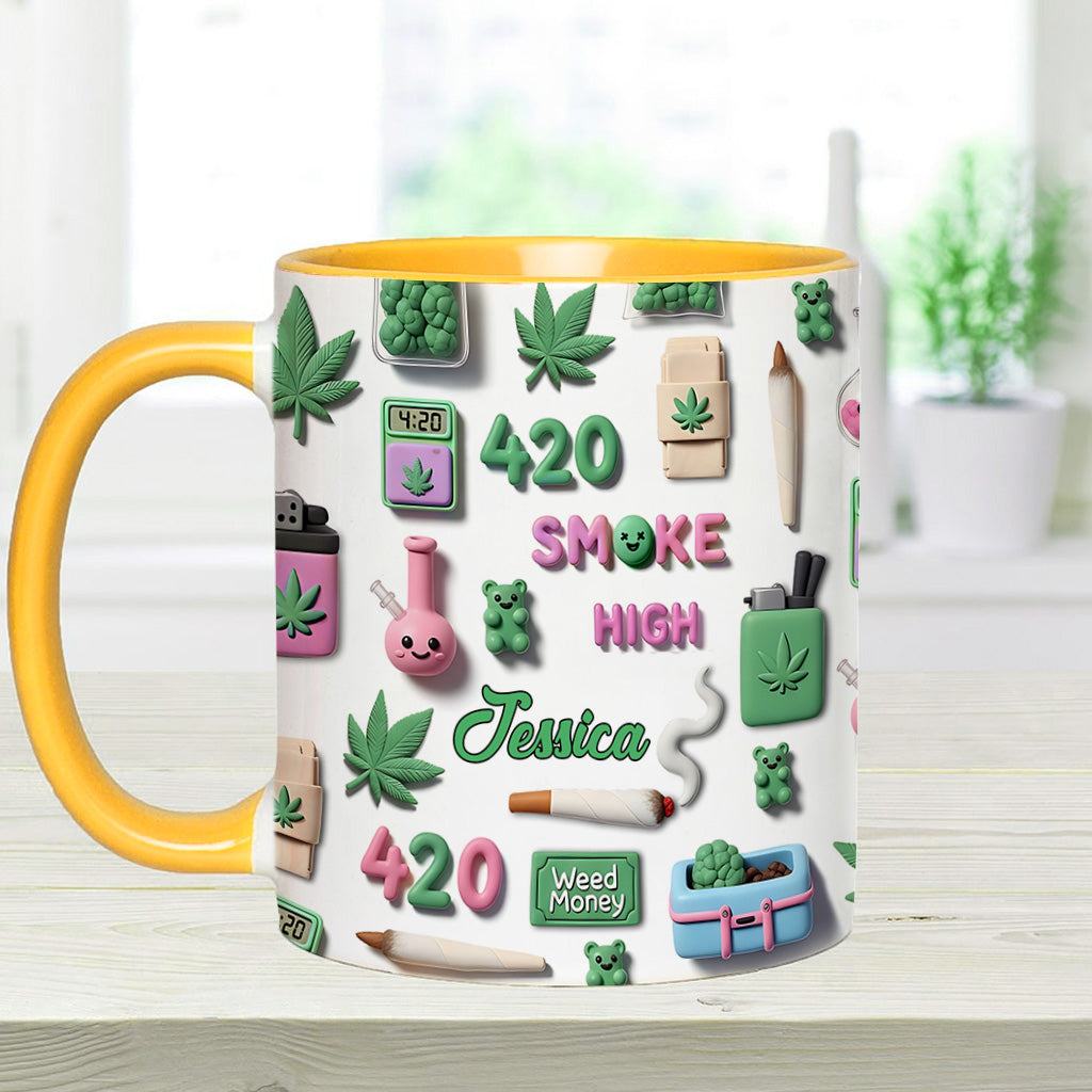 Stoner Chic - Personalized Weed Accent Mug