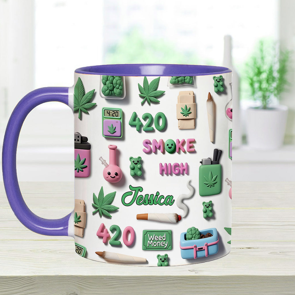 Stoner Chic - Personalized Weed Accent Mug