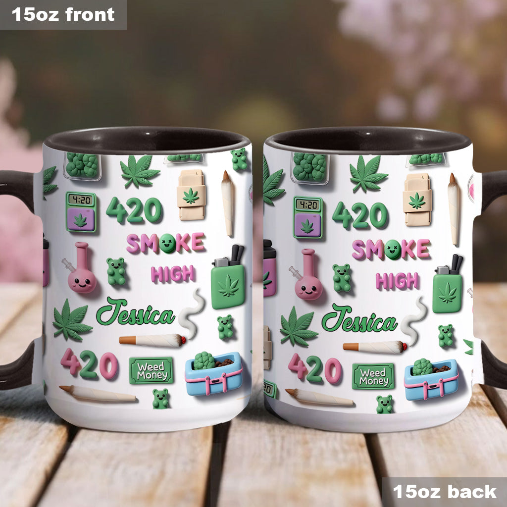 Stoner Chic - Personalized Weed Accent Mug