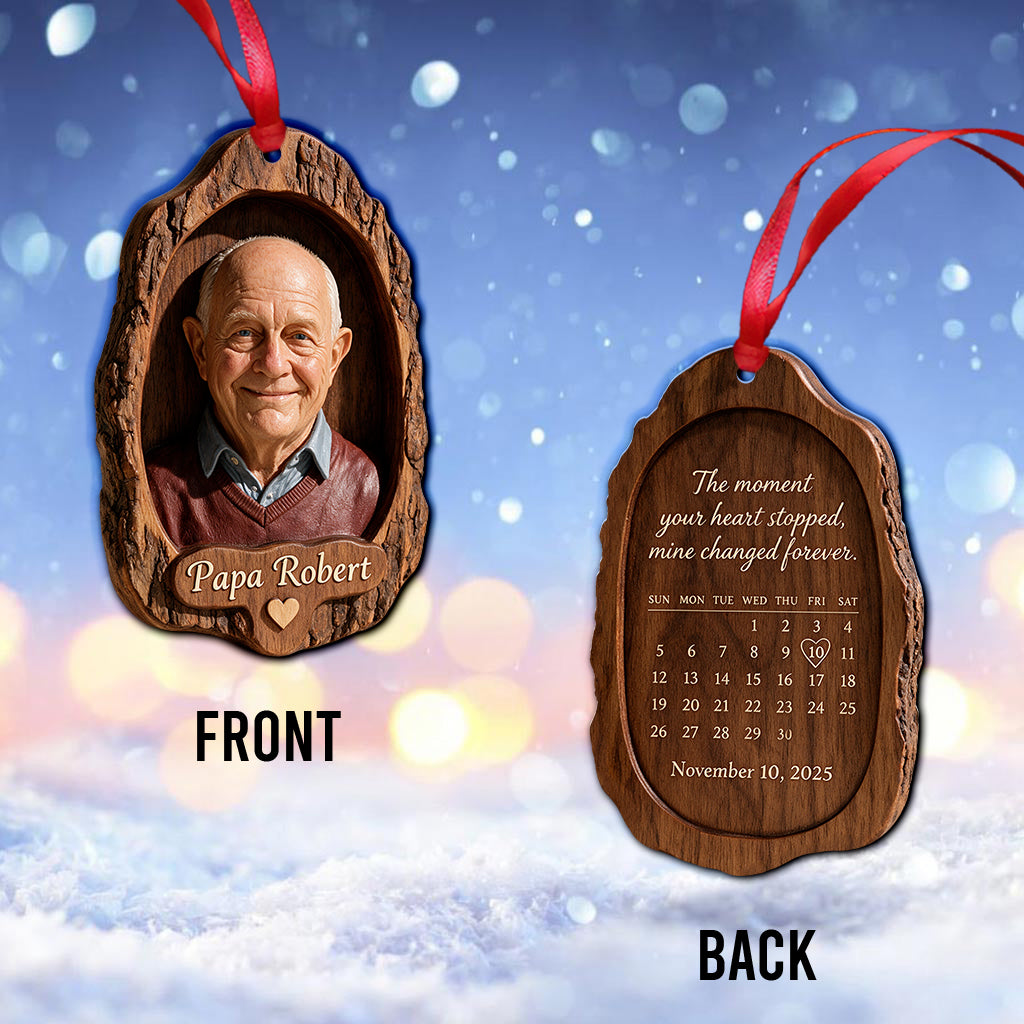 Cadeau de sympathie pour la famille - Votre amour demeure - Ornement mémorial personnalisé