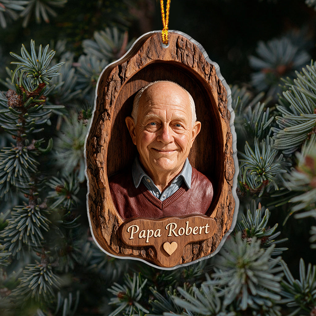 Cadeau de sympathie pour la famille - Votre amour demeure - Ornement mémorial personnalisé