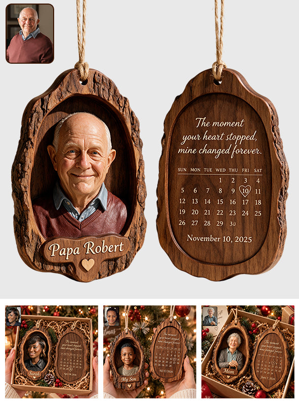Cadeau de sympathie pour la famille - Votre amour demeure - Ornement mémorial personnalisé