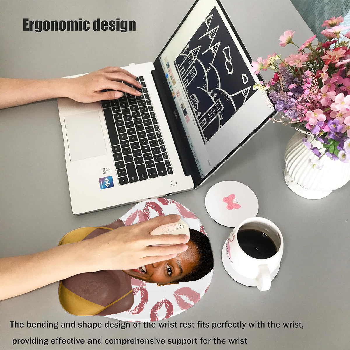 Custom Face Funny & Naughty - Personalized Couple 3D Mouse Pad