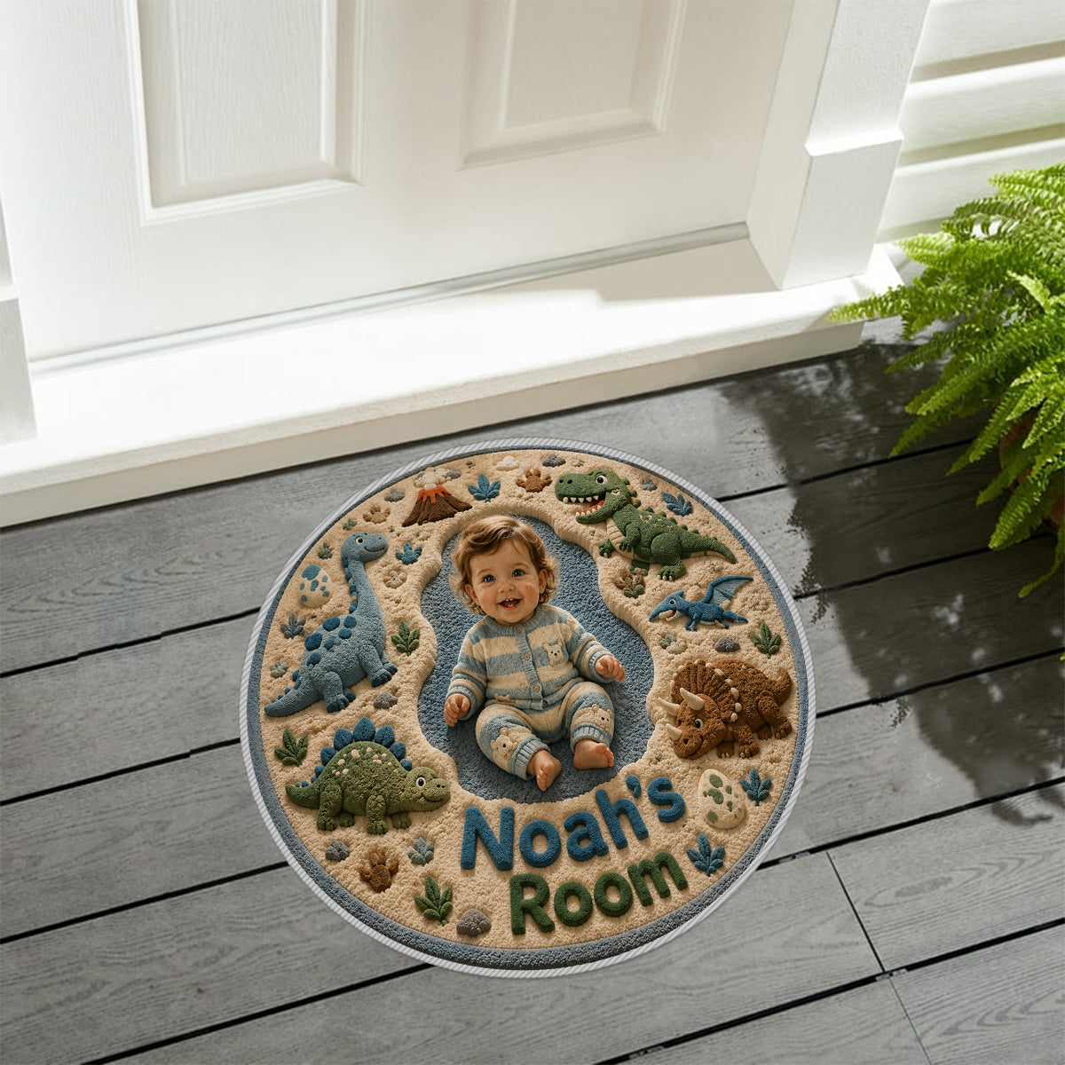 Cadeau Parfait Pour Enfants - Tapis Personnalisé Antidérapant