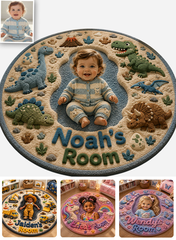 Cadeau Parfait Pour Enfants - Tapis Personnalisé Antidérapant