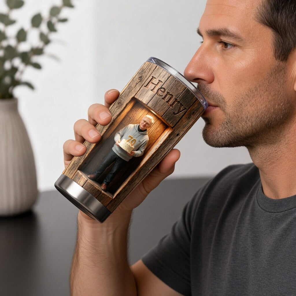 Happy Birthday - Personalized Birthday Tumbler