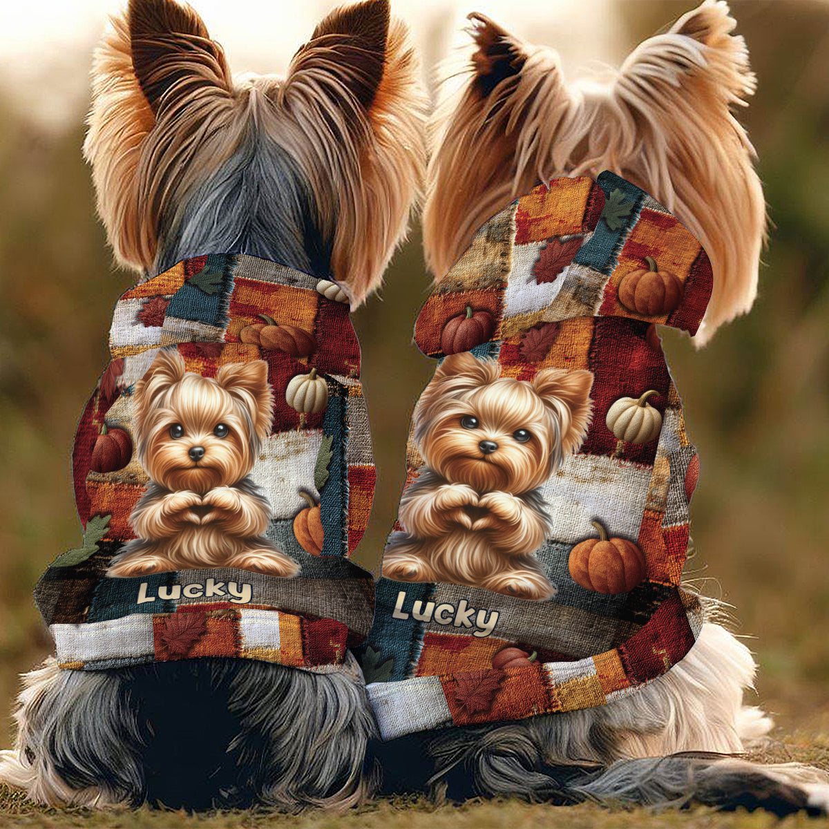 C'est la saison - Sweat à capuche personnalisé pour chien