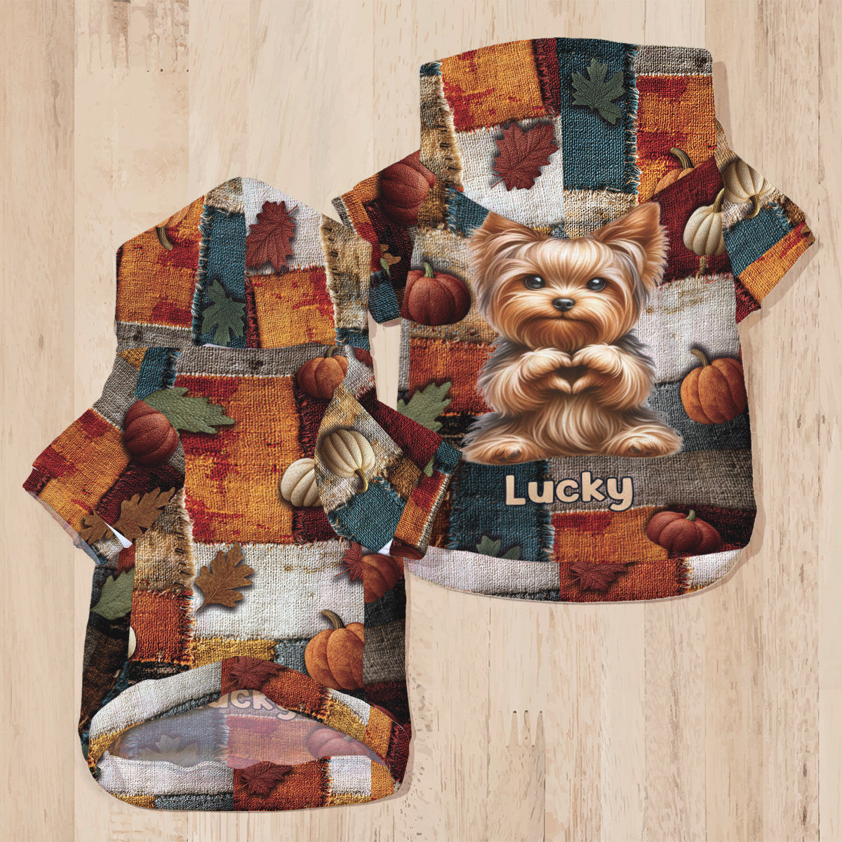C'est la saison - Sweat à capuche personnalisé pour chien