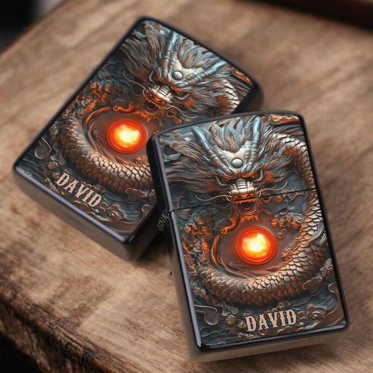 Mystical Dragon - Briquet Dragon Personnalisé