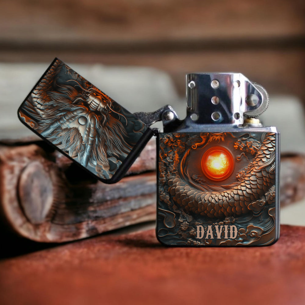 Mystical Dragon - Briquet Dragon Personnalisé