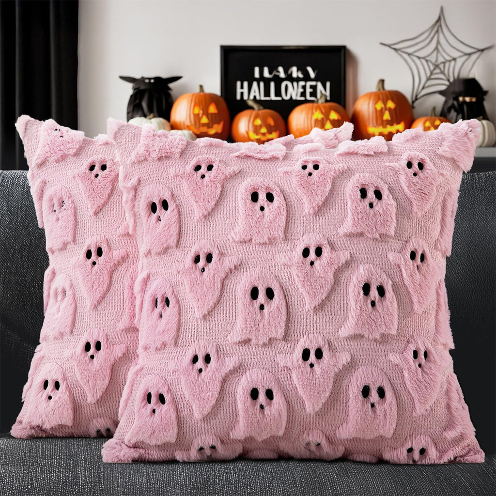 Ghost Tufted Pillow Cover