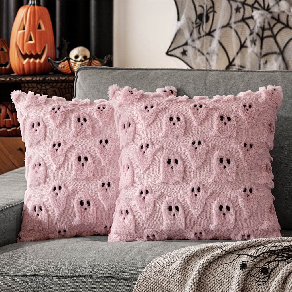 Ghost Tufted Pillow Cover