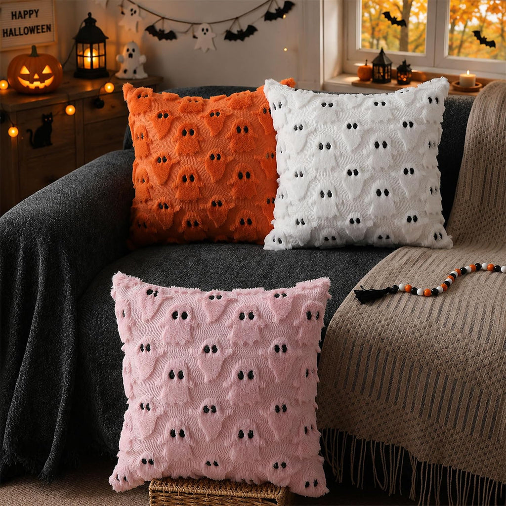Ghost Tufted Pillow Cover