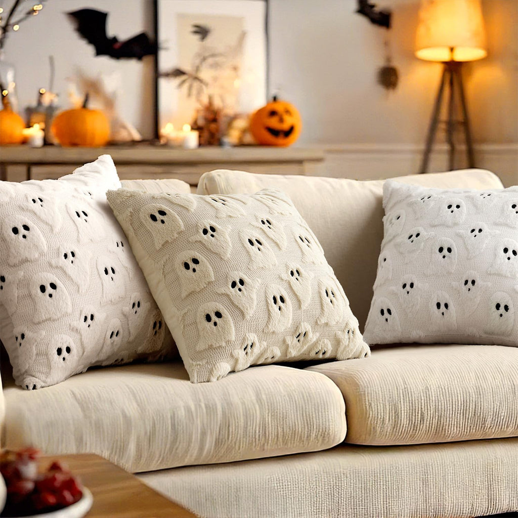 Ghost Tufted Pillow Cover