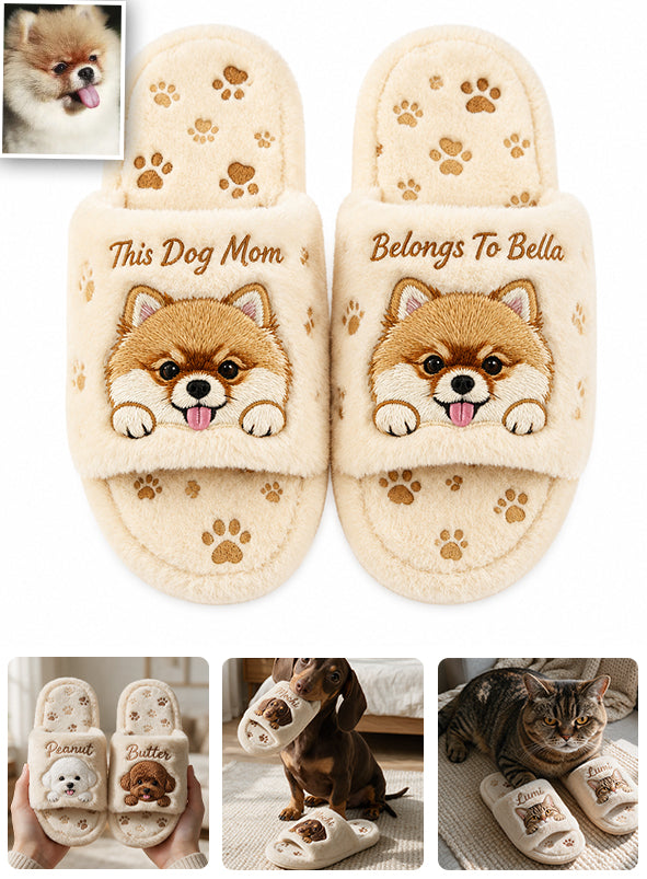 Chaussons Personnalisés pour Animaux - Chaussons Ouverts Personnalisés