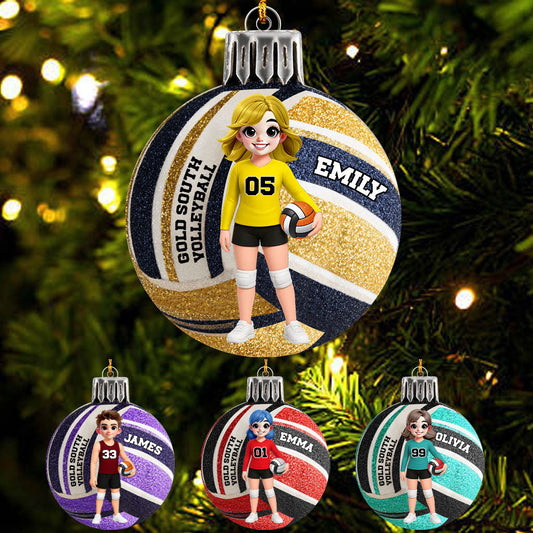 Passionné(e) de volley-ball ? - Ornement de volley-ball personnalisé