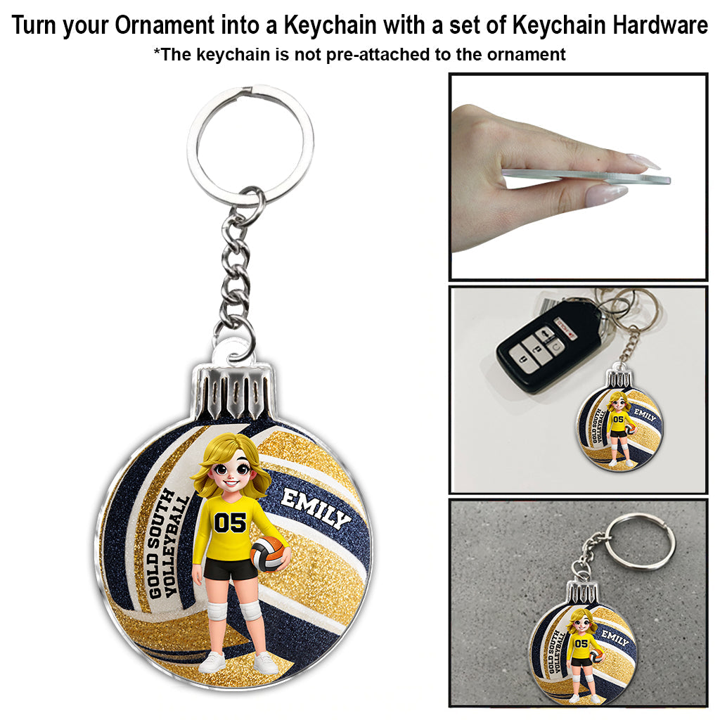 Passionné(e) de volley-ball ? - Ornement de volley-ball personnalisé