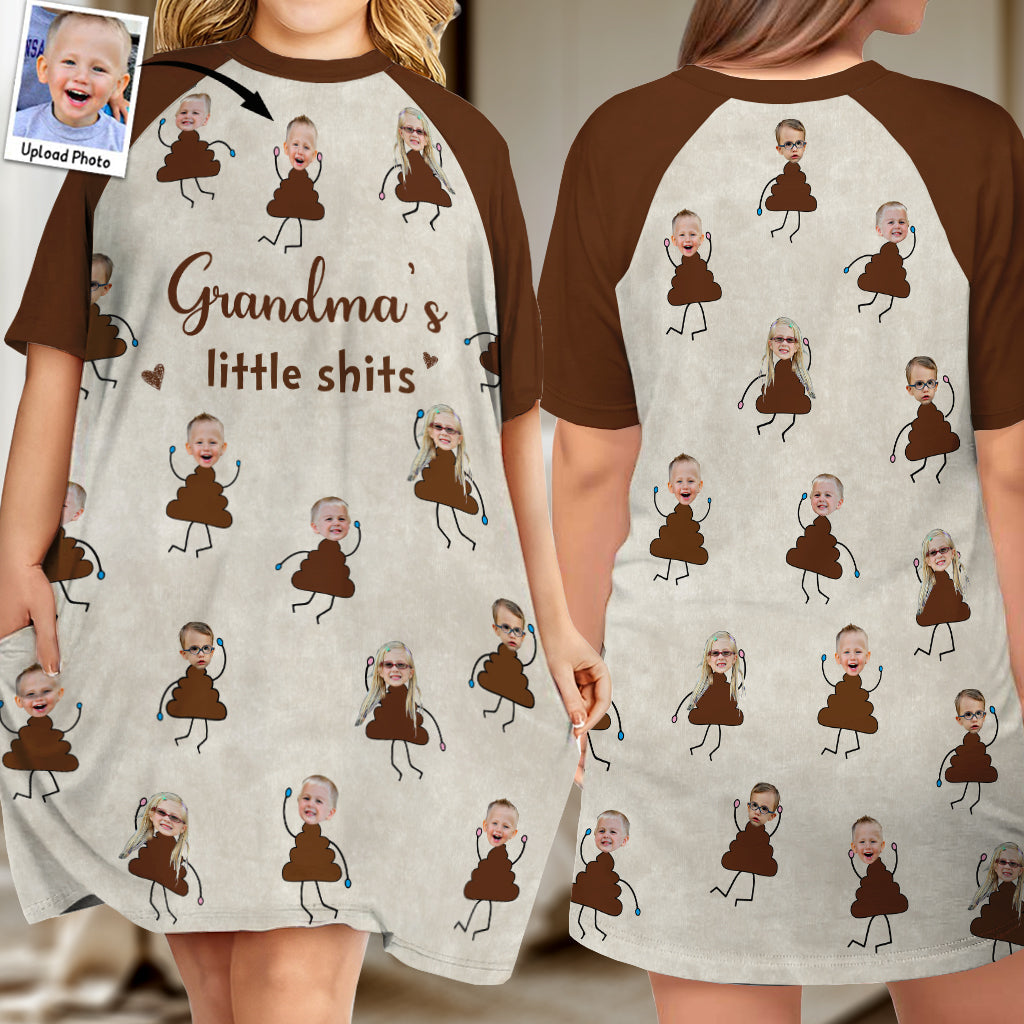 Les petits cons de maman - Robe T-shirt de nuit personnalisée pour maman