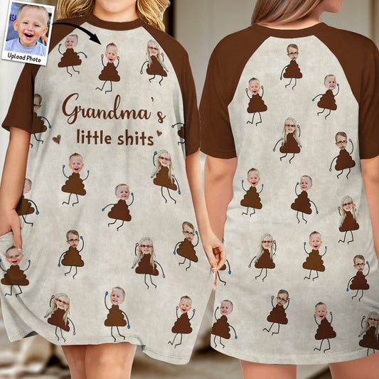 Les petits cons de maman - Robe T-shirt de nuit personnalisée pour maman