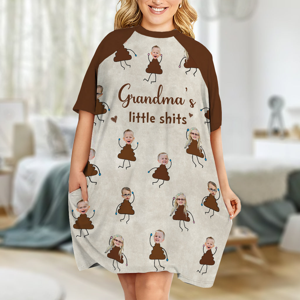 Les petits cons de maman - Robe T-shirt de nuit personnalisée pour maman