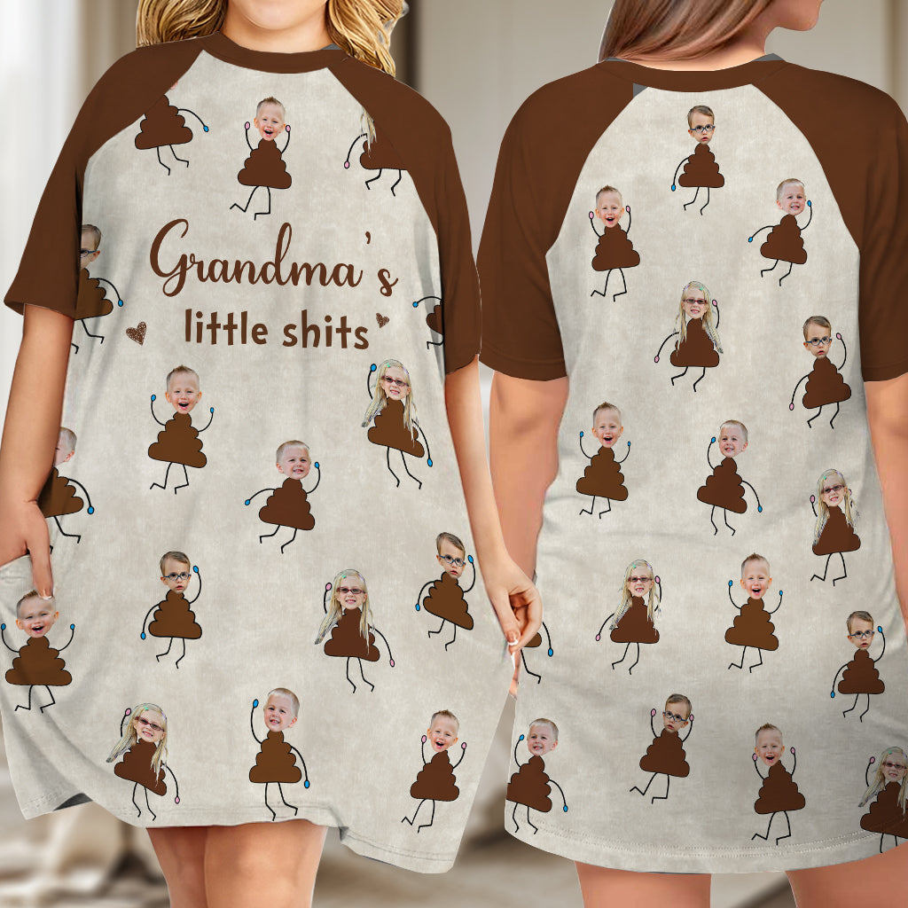 Les petits cons de maman - Robe T-shirt de nuit personnalisée pour maman