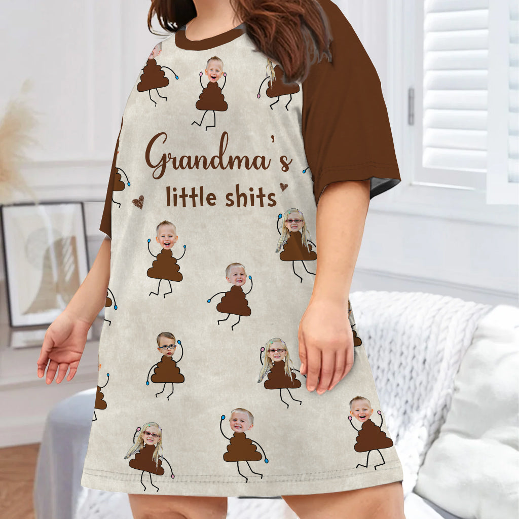 Les petits cons de maman - Robe T-shirt de nuit personnalisée pour maman