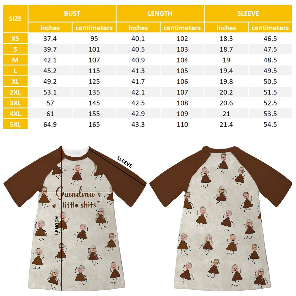 Les petits cons de maman - Robe T-shirt de nuit personnalisée pour maman