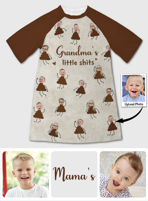 Les petits cons de maman - Robe T-shirt de nuit personnalisée pour maman